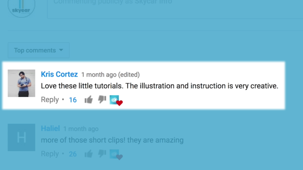 Support for Adobe YouTube Tutorials